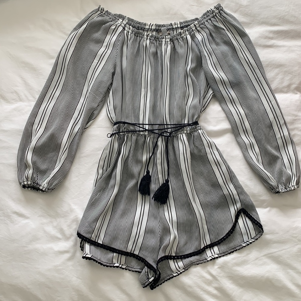 Urban Outfitters off the shoulder romper